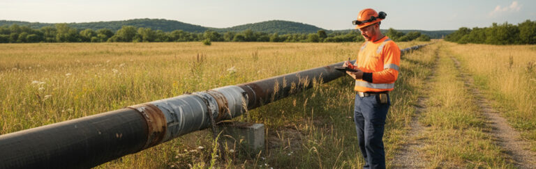 Strategic third-party inspection management for gas utility compliance